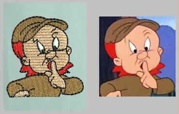 Elmer Fudd Square Logo
